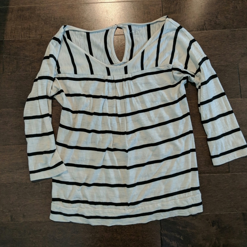 Loft 3/4 Striped Shirt